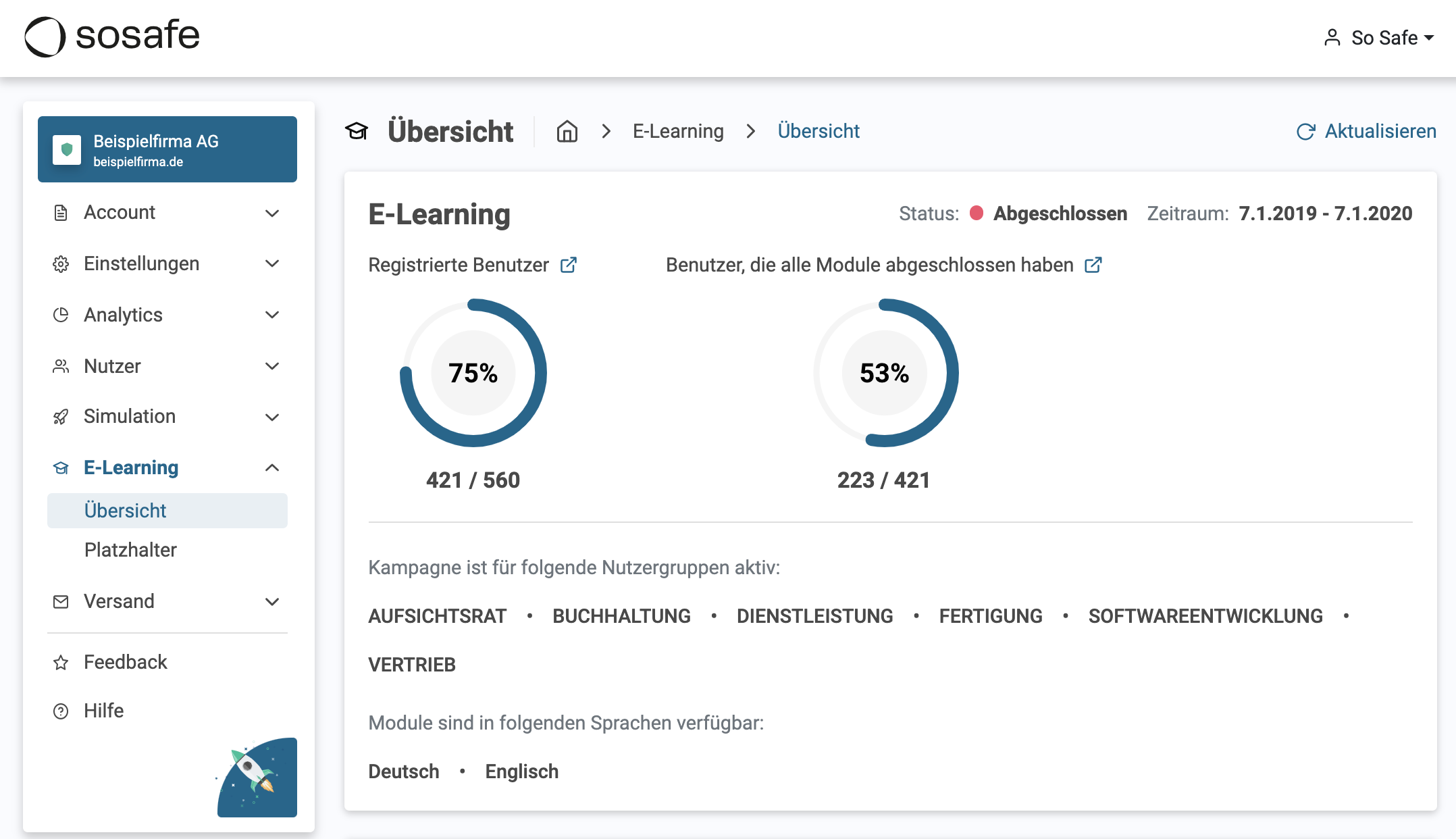 E-Learning Übersicht E-Learning Übersicht